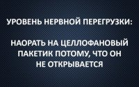 Пф... Это перегрузка? Это лёгкое раздражение. С удивлением и матом обнаружить что ляпнул себе в кофе майонез вместо сливок. Вот это перенапряжение.

Глотка после третьего.