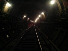 В туннелях много чего есть. И под ними. Фото мое.