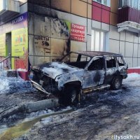 Месть за парковку на тротуаре