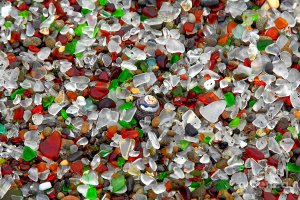 Природа умнее нас в 100 мильонов раз.Вот что осталось от мега гиганской свалки Glass Beach, Fort Bragg, California, USA (Стеклянный пляж, Форт Брэгг, Калифорния, США)