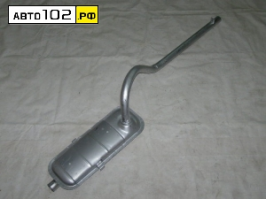 Я поинтересуюсь годом выпуска. Но авто в рабочем состоянии. Пару лет назад, ему на юбилей друзья-шутники подарили новый глушитель, выглядит приметно как на картинке, он его поставил, силами местного автосервиса, а до этого когда заводился слышно было.