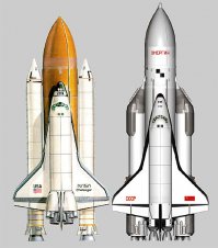Какой ещё Шаттл в СССР? Орбитальный самолёт "Буран" и космический корабль "Спейс Шаттл" - это абсолютно разные аппараты, не имеющие ничего общего, кроме формы, продиктованной условиями вхождения в атмосферу с дальнейшей посадкой в режиме планера