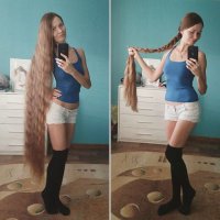 "Ни Линмей, отрастила волосы более 2 метров" ну и какие восторги могут быть "Рапунцель, которая прям-таки покорила интернеты?"