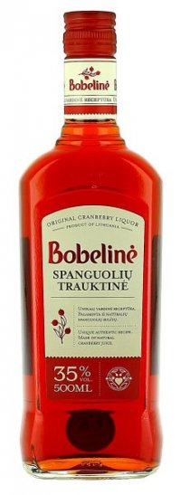 Малунининку тоже вкуснотища! В одном ряду с ней стоит вот эта настойка Бобелине. Клюквенная!