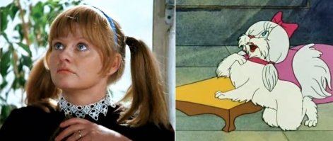 Ну тогда добавлю к общему списку актрису, которая также внесла вклад в отечественную анимацию. Ирина Муравьева. 

"Пиф-паф, ой-ой-ой!" роль Зайчихи
"Пёс в сапогах" роль Болонки
"Дереза" роль Дереза
"Приключения поросёнка Фунтика" роль Обезьянка Бамбино
"Брак" роль Она

Естественно это не полный список.