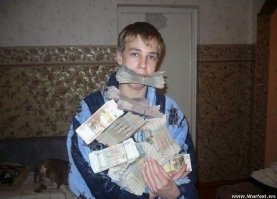 10-ти рублёвками было б больше :)