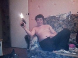 — Мужчина!!! У Вас пистолетик горит!!!