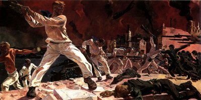 оборона была героическая, в традициях Севастополя. Много споров до сих пор о тактике. По мне, так эти споры должны вести воен-спецы в подведомственных ВУЗах. А нам всем просто надо помнить о мужестве и самоотверженности защитников и освободителей наших городов. Да, в обе предыдущие обороны город был взят противником, но надо же понимать, что мы практически остров! Но в обоих случаях была настолько ожесточенная оборона, которую наши же захватчики оценивали выше своих способностей.
