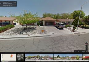 Реальный дом Уолтера Уайта в Альбукерке:
35°7'34"N   106°32'11"W