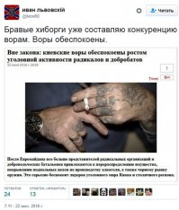 Вроде бы ворам пообещали не вмешиваться в их дела, но слово не сдержали.А когда укры выполняли обещания?