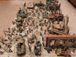 А разница между "диорамой" и "моделью" заметна? ;)