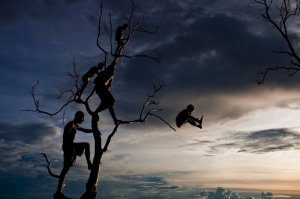 Семейная вылазка на природу в Папуа – Новой Гвинее.

Эээ я в общем-то не расист, но подпись оставила двоякие чувства ))