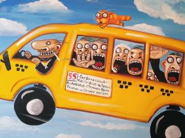 Самый экстремальный аттракцион в России это маршрутки.