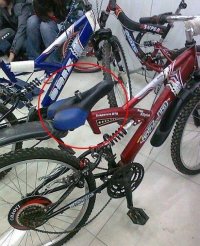 Велосипед сильной и независимой женщины