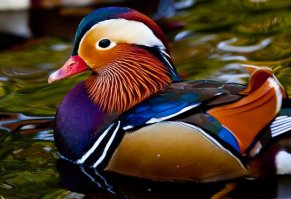 Утка мандаринка (Mandarin Duck)
