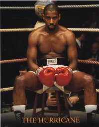 Вот  фильм !Но это кино косвенно касается бокса,скорее драма человека  !
 

Ураган (2000) 
(The Hurricane)

Боксер Рубин Картер, получивший прозвище «Ураган» летом 1966 года готовился выйти на ринг, чтобы завоевать званием чемпиона в среднем весе. Но его мечтам не суждено было осуществиться. В одном из баров Нью-Джерси произошло тройное убийство, в котором обвинили Рубина. Боксер был невиновен, но доказать свою непричастность к этому преступлению так и не сумел. В итоге он отправился за решетку, получив три пожизненных срока. Так закончилась карьера одного из самых талантливых боксеров семидесятых годов.

Ру́бин Ка́ртер (англ. Rubin Carter; 1937—2014) — американский боксёр-профессионал, выступал в средней весовой категории в период 1961—1966, был претендентом на титул чемпиона мира. Получил широкую известность, став жертвой ложного обвинения в тройном убийстве.