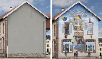 Сажает деревья и ставит фонари


Сносит флигеля и дорожные знаки


Пересаживает деревья и опять же управляет дорожными знаками


Ну и до кучи срывает водосточные трубы не забывая сносить флигеля...