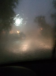 Ну не знаю. Мне вчера понравилось. Гром гремел непереставая. Небо светилось потрясно. Главное, что града не было, а дождик это мелочи. На нормальных тачках не страшно ехать))))