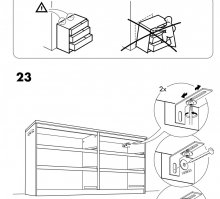 Говенный вброс на вентилятор. В инструкции к этому комоду русским по белому нарисовано, что его надо крепить к стене.