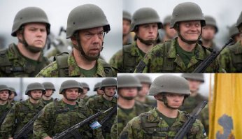 Очень интеллектуальные лица в Эстонской армии.