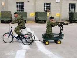 3-х колёсно Велосипедные войска.