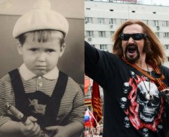 Ну то что этот чудик гадкий утенок мама сама подчернула купив ему соответствующий комбинезон... Но зачем ему дали кальян?