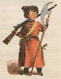 С каждой минутой угрозы смелее, 
С каждой угрозою люди всё злее.  
Нет на царе Алексее лица,  
Только глядит он и видит с крыльца —  
Войско! Стрелецкое войско подходит, 
В спины народу пищали наводит. 
К тучному телу прилипла рубаха,  
Голосом сиплым, осевшим от страха,  
Царь завопил: «Эй, скорее сюда!  
Режьте, стреляйте, не то нам беда!»  
Тут подскочили окольничих двое,  
Взяли царя, утащили в покои.  
И началась среди ясного дня  
Страшная бойня, стрельба и резня.  
Люд безоружный кололи, рубили,  
В реку загнали, в реке потопили…  
Тысяч пять-шесть горожан-москвичей  
Там полегло от руки палачей.  
Князю Хованскому велено было  
Выпытать: чья же бунтарская сила,  
Чья же бунтарская воля ведёт  
Против бояр непокорный народ?  
Скольких в Стрелецком приказе пытали,  
Буквы на лбу, на щеках выжигали —  
«В», «О» и «Р», чтоб ходил человек  
С этим клеймом по земле весь свой век.  
И от Коломенского до столицы  
Выросли виселицы вереницей,  
Страшной, пустынной дорога была…  
Долго качались худые тела.