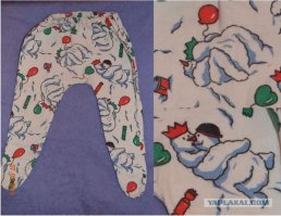 Обычные советские детские ползунки. А тут мадам с ночнушки удивляется.