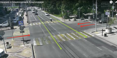 с чего тогда машины как на картинке красными стрелками обозначенные не едут. Уж не потому ли, что им красный. Так то тогда вероятно, что и кегли на красный поперли