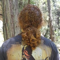 Помог бабушке колорадских жуков собирать...