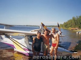 А начиналась эта ветка гидроавиации с Анненкова Алексея Георгиевича. По центру фото. Трагически погибшем два года назад.

Потом были Л-6, Л-4, Л-42, Ла-8, и вот теперь АСК-62.