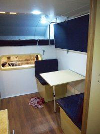 Вот с такой планировкой, два спальных место до 2.2 м. спокойно делаются.