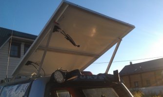 А солнечные батареи будут? Очень удобно. 
У меня так: