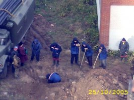 Человек победил гору
