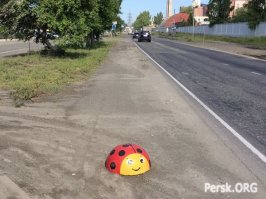 вот решение проблемы в Первоуральске. И нет охотников ехать по обочине))