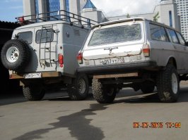 Газ 24-95. На Горьковском автозаводе было создано пять машин, одна из которых была приписана к Завидовскому охотхозяйству, где её лично пользовался Л. И. Брежнев. сейчас некоторые самодельщики ваяют подобные конструкции.