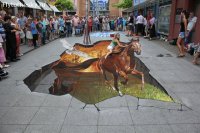 12 оптических иллюзий стрит-арта, на которые вам придется посмотреть дважды