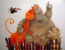 Наши художники как-то "почеловечнее" будут...