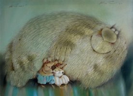 Наши художники как-то "почеловечнее" будут...