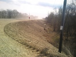 У нас нас в Хабаровском крае на трассе М60 Хабаровск-Владивосток,линейки не ставят.Делают отсыпку на случай цунами.