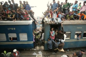 Яжемать в поезде