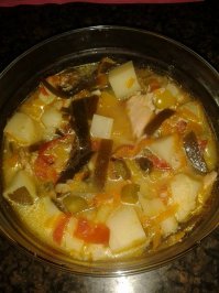 Просто оставлю это здесь. Дальневосточный рассольник с водорослями :)