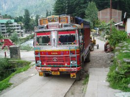 почти все грузовики вот так разукрашены