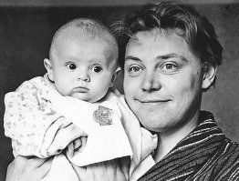 Вячеслав Невинный с сыном (1966 г.)