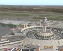 Аэропорт Звартноц, Ереван. Создан по проекту архитекторов А. Тарханяна, С. Хачикяна, Л. Черкезяна, Ж. Шехляна, А. Тиграняна, А. Месчяна и конструктора С. Багдасаряна, был сдан в эксплуатацию в 1980г.