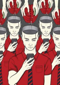 То что думаешь - это 5. 
С девушкой лучше погуляй, а не с телефоном бегай. "Печальбеда", что твориться с обществом.