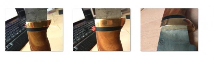 Да, спасибо за совет. 
Шпильки-стяжка есть. Не использовал, потому что идеально подогнал плоскости друг к другу, не было ни 1 намека на нестык  при просвечивании ярким светом.
Гарда-клинок, естесно были мелкие зазоры. Клей заполнил.