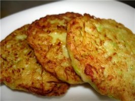 оладушки из кабачков ,я могу есть вечно )