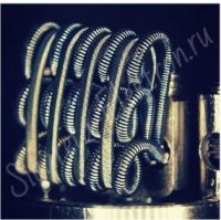 Слюной тут брызнул ты , а не я . Я написал состав жижи  , не более . А то что ты диванный эксперт понятно сразу :) Жижу чеййзеры  все делаю под себя-это зависит:1)какой мод , 2)какая намотка , 3) какая дрипка и т.д.
Вот тебе диванный эксперт пара  примеров с намотками , сможешь сказать название хоть 1 ?) Ну и что бы ты не думал про лишнее , на все 3 нужна разная жижа .