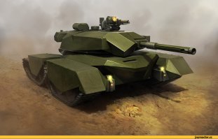 Когда танки начнут делать с электромагнитной пушкой и электромагнитным щитом, вот туда как раз реактор пригодится, к тому времени может и термоядерный...